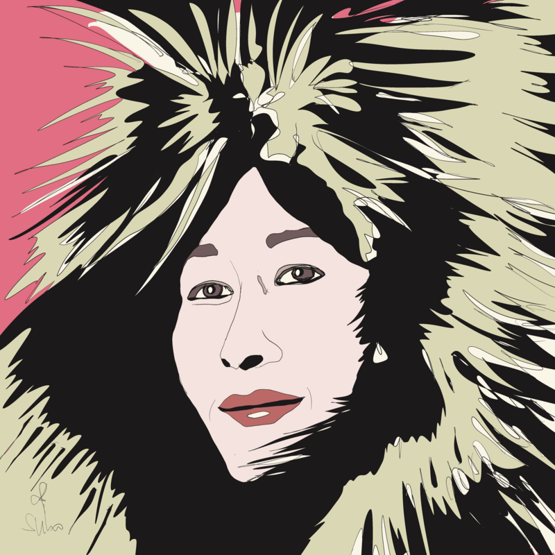 PopART-Portrait einer Lady_Eskimo_Island